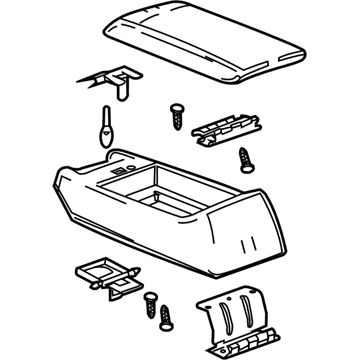 GMC 19149643 Armrest Assembly