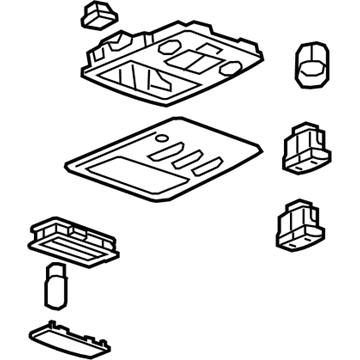 Chevy 95363338 Map Lamp Assembly