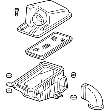 Pontiac 19201282 Air Cleaner Assembly