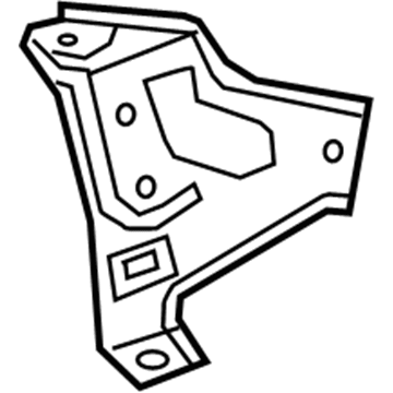 GM 13302328 Bracket,Front Fender Front (RH)