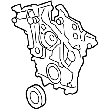 2009 Pontiac G8 Timing Cover - 12618999