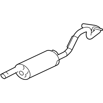 2008 Chevy Express 2500 Exhaust Pipe - 25834230