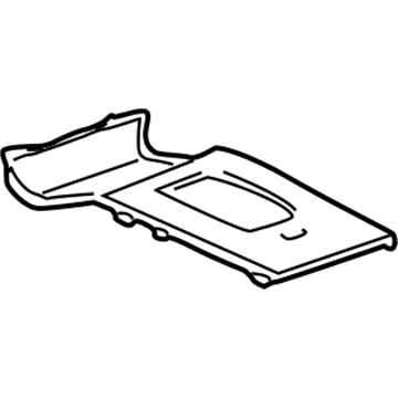 GM 25701943 Plate Assembly, Front Floor Console Trim