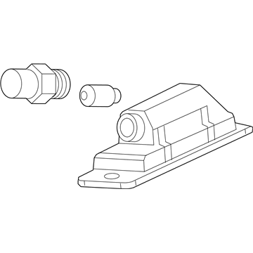 Chevy 20944894 License Lamp