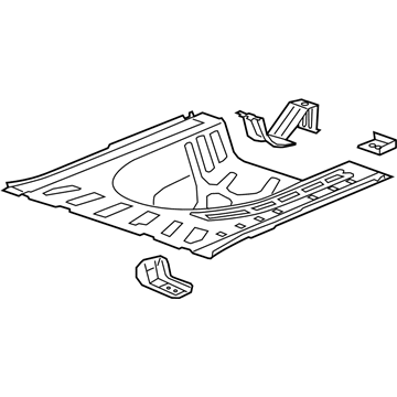 GM 95231608 Panel Assembly, Rear Floor Rear