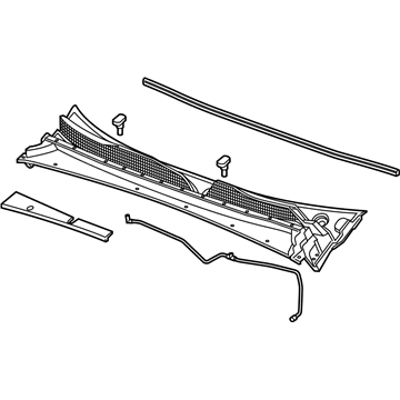 Cadillac 84655108 Cowl Grille