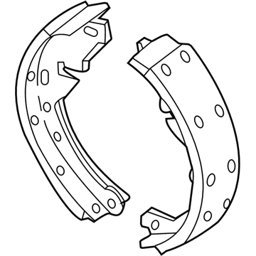 Pontiac 19152644 Brake Shoes