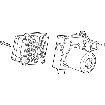 Cadillac 87817359 ABS Control Unit