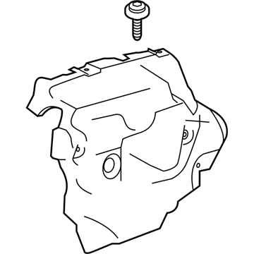 Cadillac 12655386 Rear Insulator