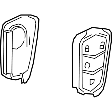 GM 13510245 Transmitter Assembly, Remote Control Door Lock & Theft Deterrent