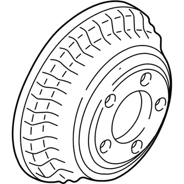 1997 Chevy Camaro Brake Drum - 18018680