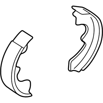 Chevy 19152704 Brake Shoes