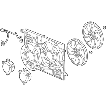 Saturn 23434158 Fan Shroud