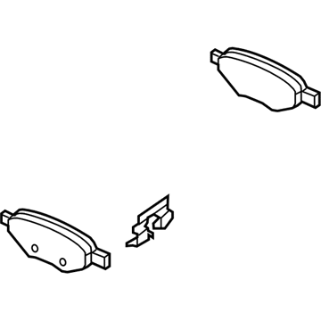 Saturn 25864605 Brake Pads