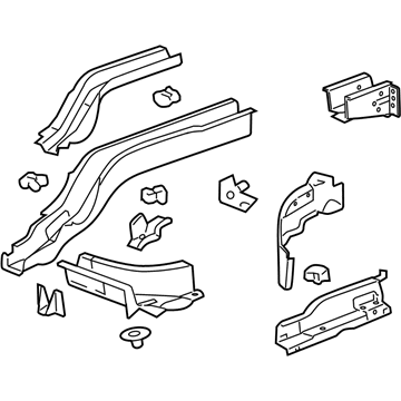 Chevy 22847231 Rail Assembly