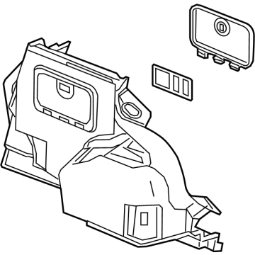 Cadillac 85001027 Trunk Side Trim