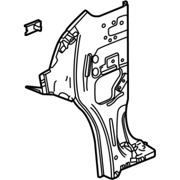 Buick 60004355 Inner Hinge Pillar