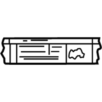 Chevy 19354745 Emission Label