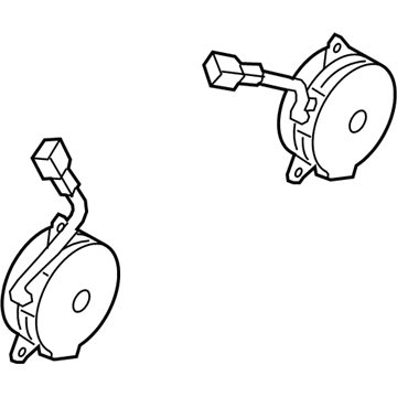 Chevy 19316319 Fan Motor