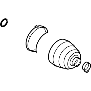 Cadillac 88957225 Inner CV Joint Boot