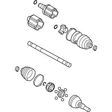 Cadillac 88957150 Axle Assembly