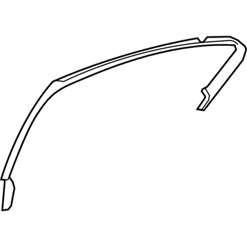 GM 92264498 Cover,Rear Side Door Window Frame