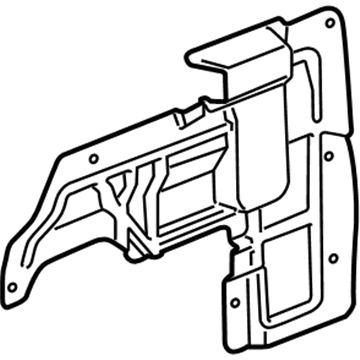 Cadillac 23169301 Splash Shield