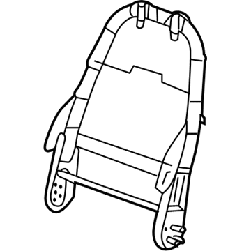 Saturn 22722679 Seat Back Frame