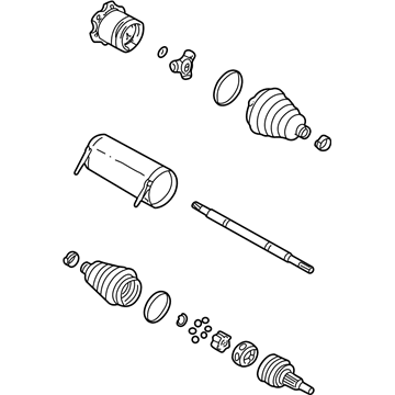 Hummer 85126785 Axle Assembly