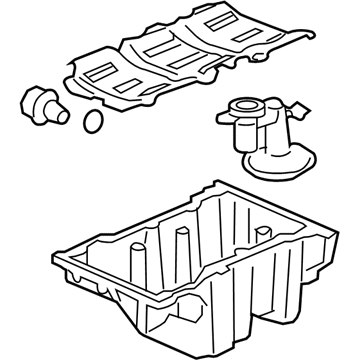 Cadillac 12641015 Oil Pan