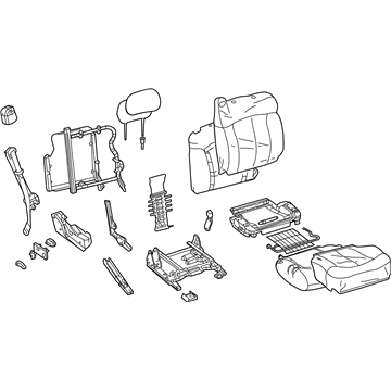 Cadillac 19127037 Seat Assembly