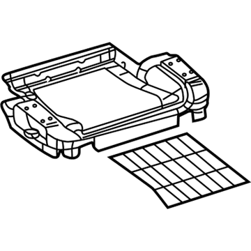 GMC 12478890 Seat Frame