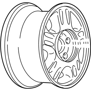 1998 Chevy Venture Spare Wheel - 9592264