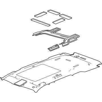 GM 85156038 Panel Assembly, Hdlng Tr *Atmosphere