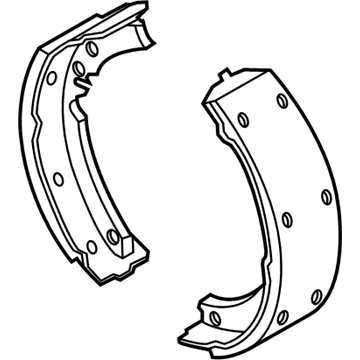 Chevy Spark Parking Brake Shoe - 42673469