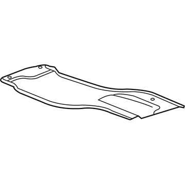 GM 20908787 Shield Assembly, Exhaust Heat (At Rear Floor Panel)