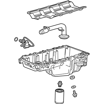 GMC 12689456 Oil Pan