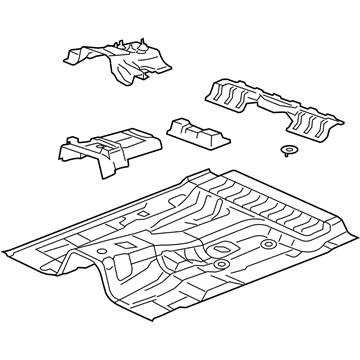 Chevy 88980564 Floor Pan Assembly