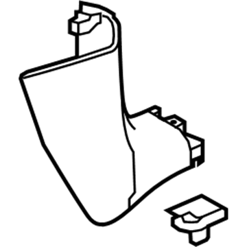 GM 9059737 Molding Assembly, Body Hinge Pillar Garnish *Cocoa