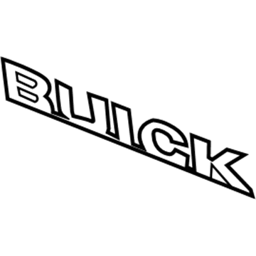 Buick 90766826 Nameplate