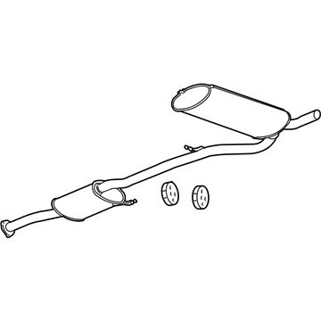 Saturn 25972190 Muffler & Pipe