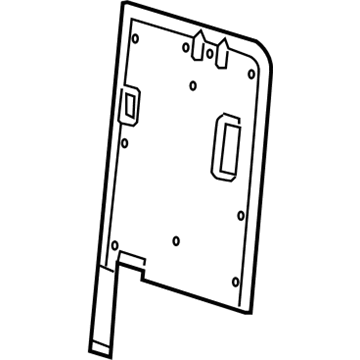 Saturn 89043332 Seat Back Panel