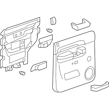 Chevy 20809076 Door Trim Panel