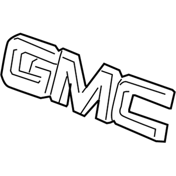 2012 GMC Yukon XL 1500 Emblem - 19421090