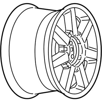 2007 Cadillac STS Spare Wheel - 9596896