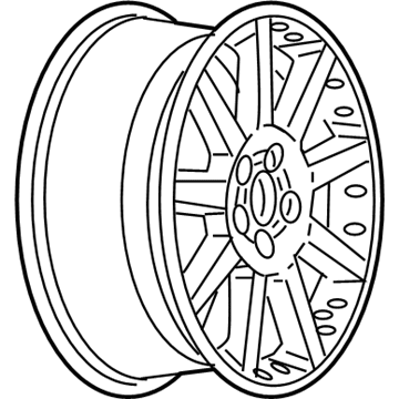 Cadillac 9595354 Wheel, Alloy