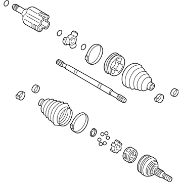 GM 19256586 Front Wheel Drive Shaft Assembly