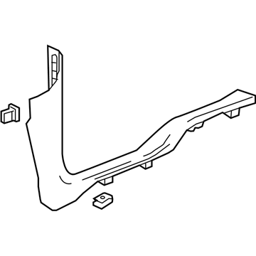 GM 42543777 Molding Assembly, Front Side Door Sill Garnish *Dark Galvanie