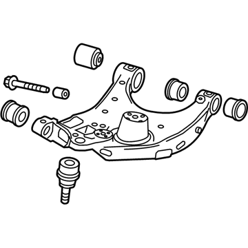 GM 15853187 Rear Lower Suspension Control Arm Assembly