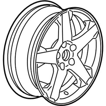 Chevy 95040754 Wheel, Alloy